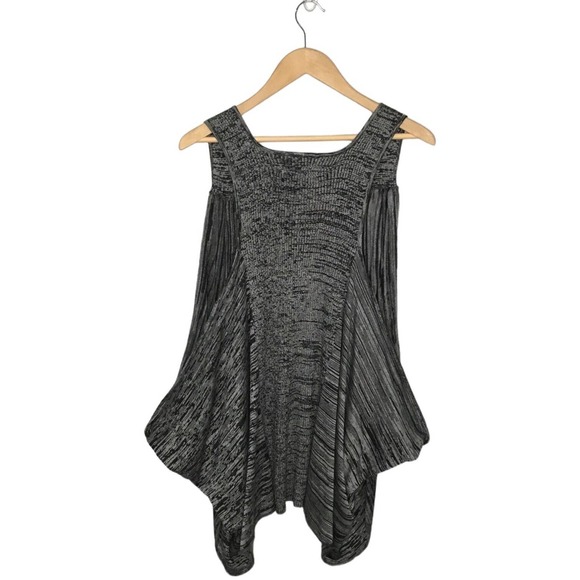 New Buffalo By David Bitton Waterfall Drape Open Sleeveless Cardigan L - Picture 5 of 9